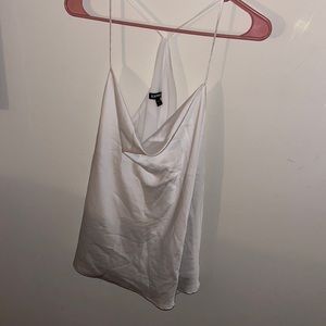 Size XL satin tank. Great for under a cardigan, blazer or Jacket